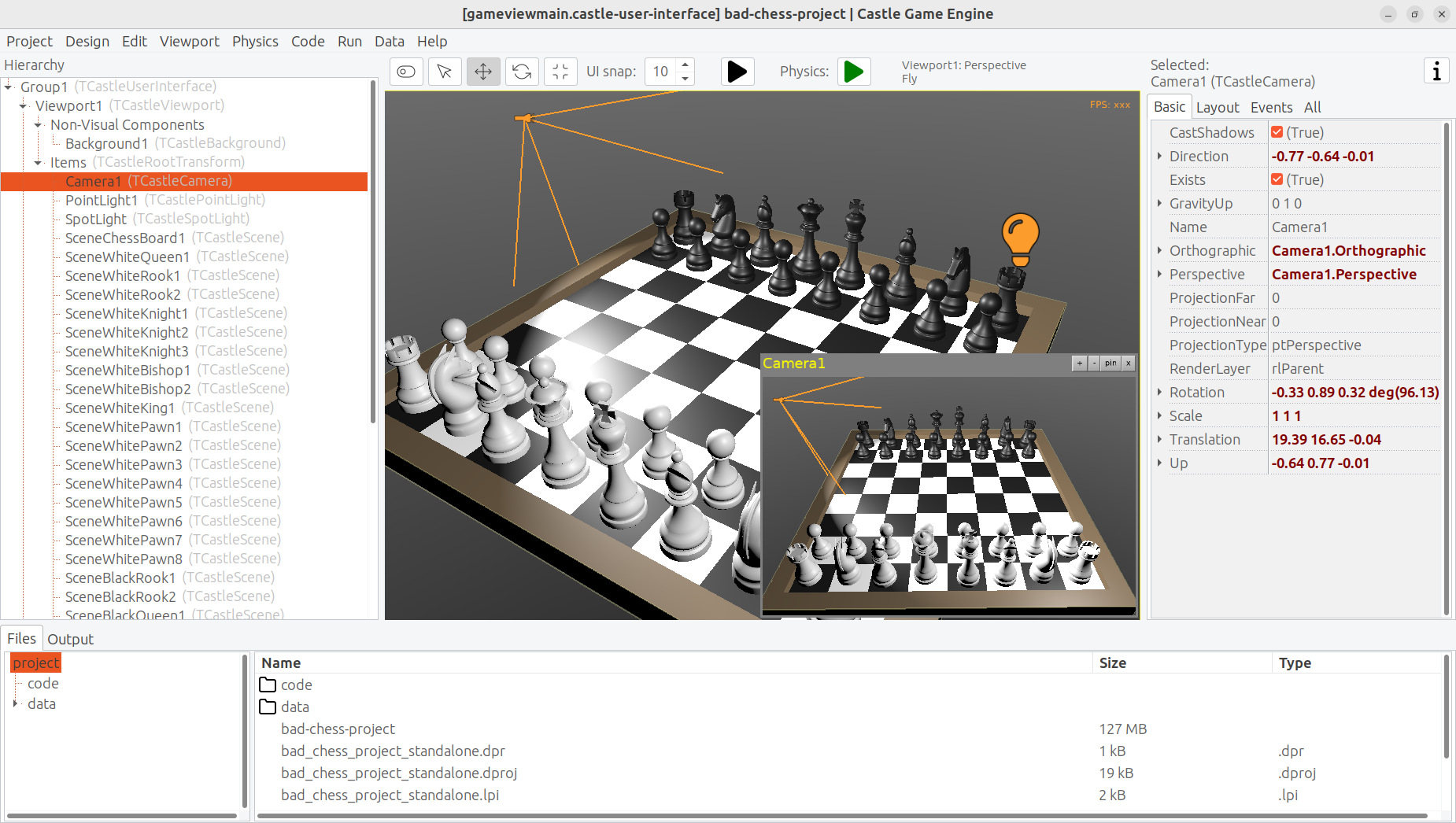 The bad way to play chess: 3D physics fun using Castle Game Engine (Part 1)