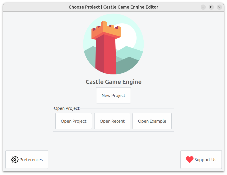Castle Game Engine editor
