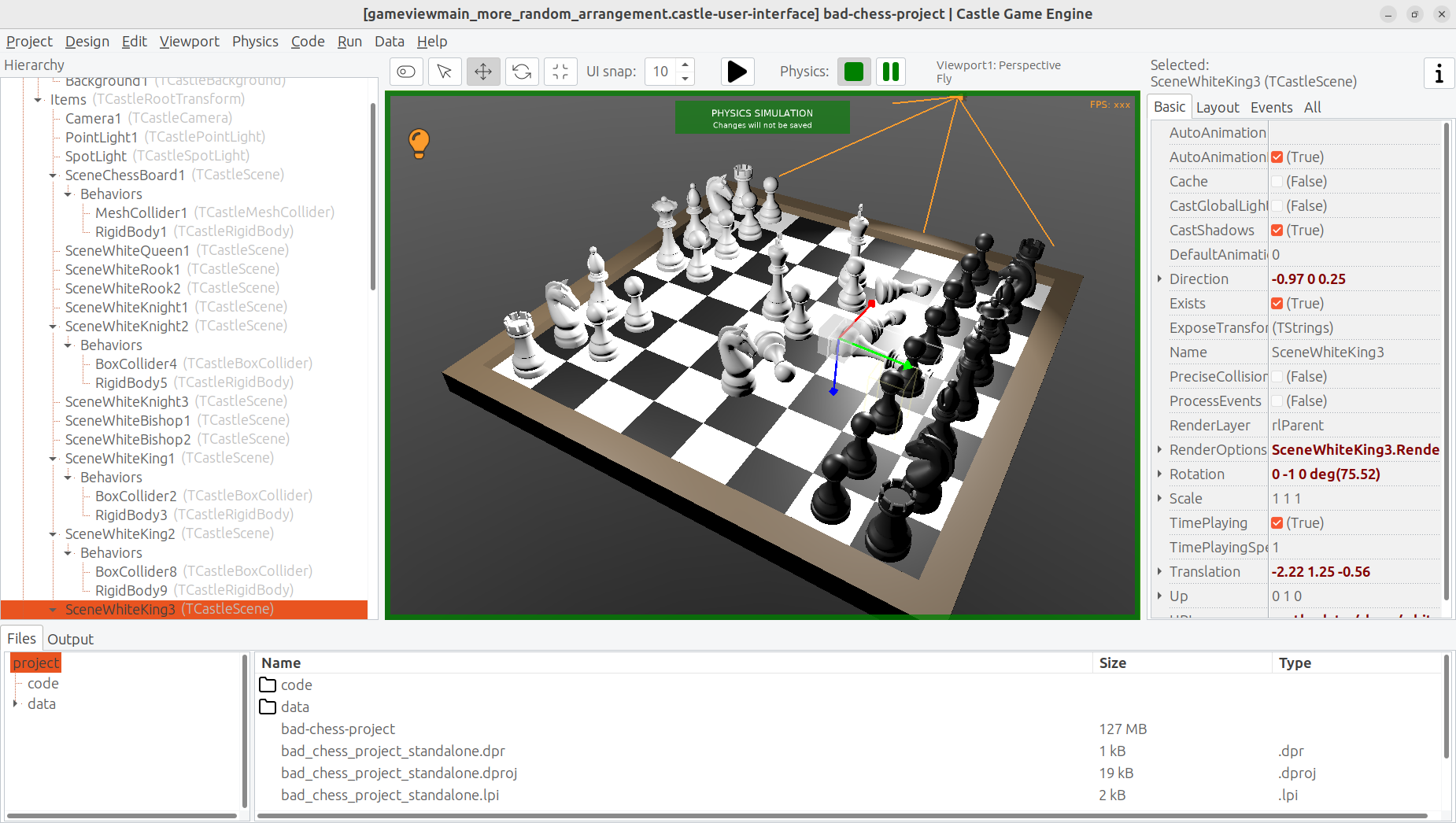 The bad way to play chess: 3D physics fun using Castle Game Engine (Part 2)