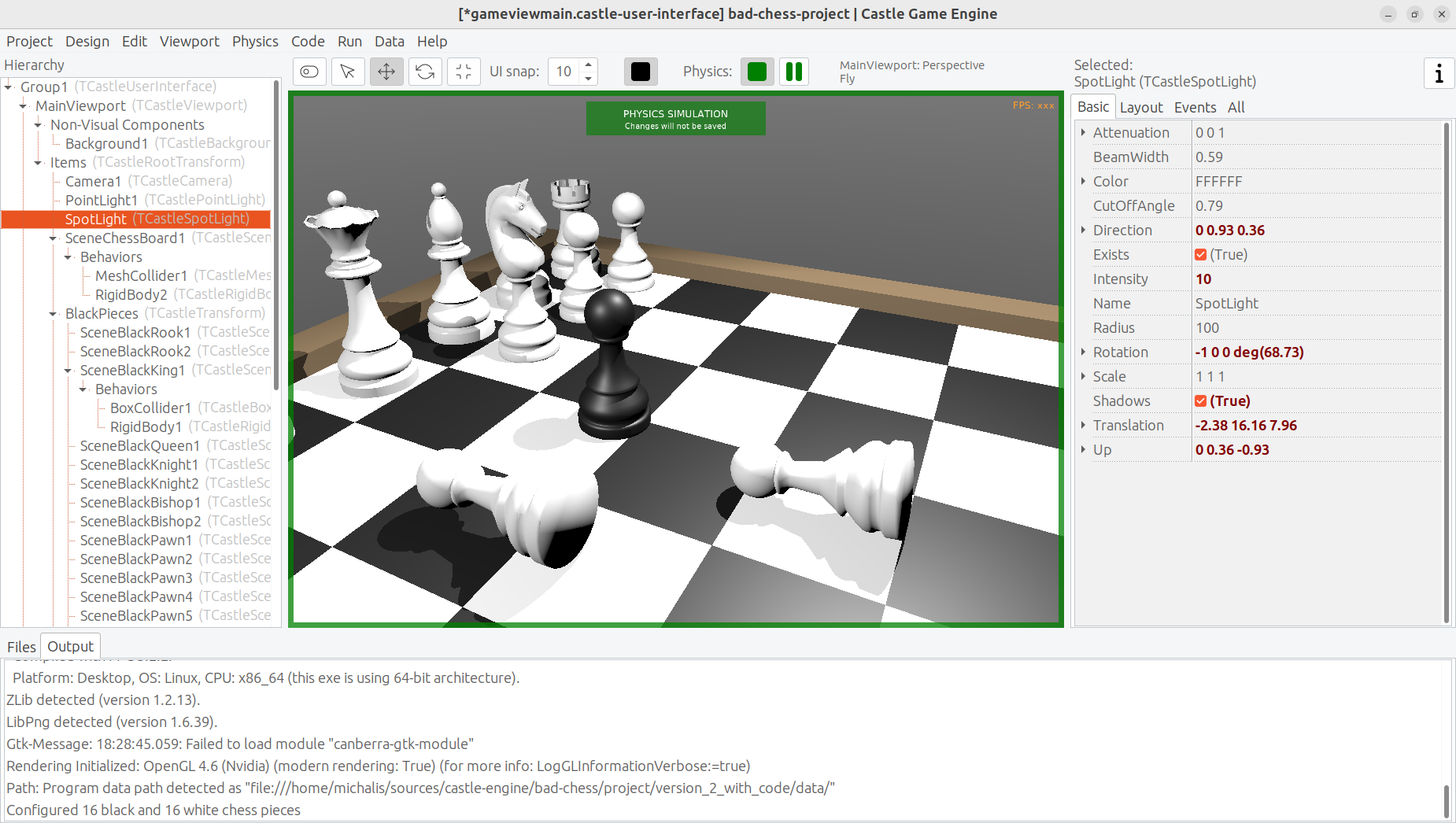 Bad Chess: 3D Physics Fun by Castle Game Engine