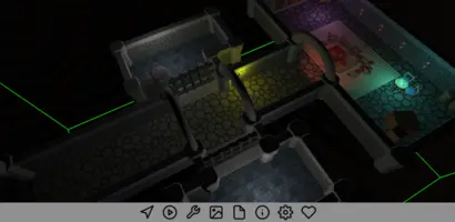 Castle Model Viewer Mobile - Dungeon in Examine Mode