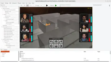 Labyrinth designed in Castle Game Engine editor