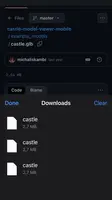 Castle Model Viewer Mobile iOS Download Model 6