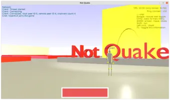 "Not Quake" demo - real-time network game