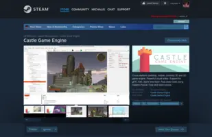 Castle Game Engine editor on Steam