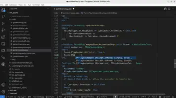 Visual Studio Code completing CGE code