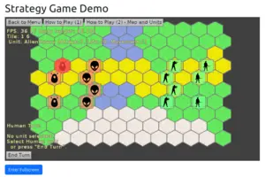 Web demo - Strategy Game Using Tiled