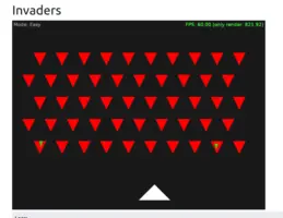 Castle Game Engine - Invaders example (in Firefox)