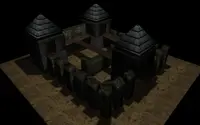 castle_siege model from DeleD sample models, with shadows