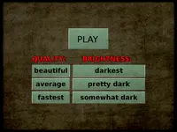 "Darkest Before the Dawn" - title screen