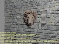 Lion texture (with parallax mapping)