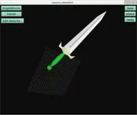 resource_animations: Sword (an item, with animations Attack and Ready shown with respect to player)
