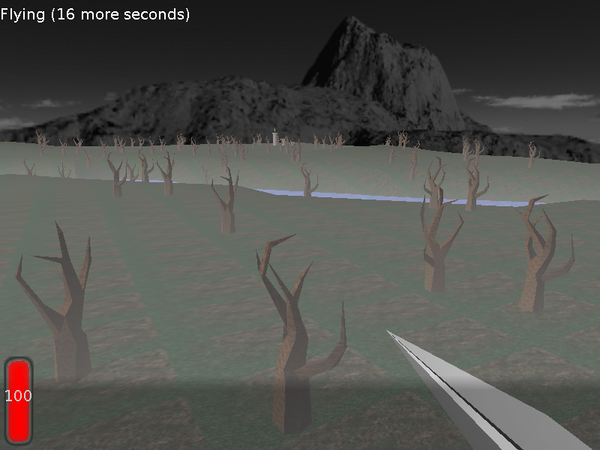 All the trees visible on this screenshot are actually the same tree model, only moved and rotated differently.