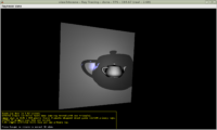 CommonSurfaceShader defining a mirror for ray-tracer