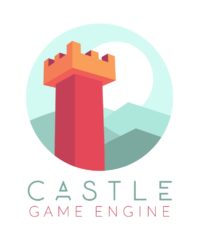 Castle Game Engine logo with title