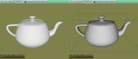 Teapot: Gamma Corrected / Not Corrected