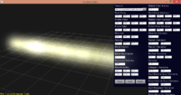 3D particle system editing - beam
