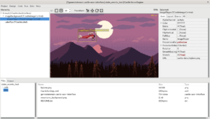 Designing user interface in Castle Game Engine editor - resized biplane