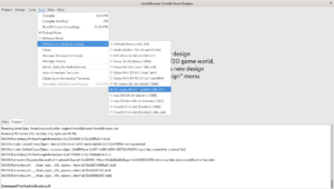 Choose platfom in CGE editor