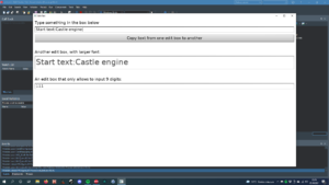 TCastleEdit in Delphi