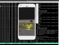 Application running in Android  emulator (x86)
