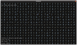 Lots of sprite sheets with lots of animations