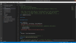 Visual Studio Code editing Castle Game Engine program