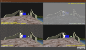 Castle Game Engine example - multiple_viewports