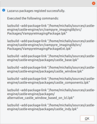 Castle Game Engine Lazarus packages