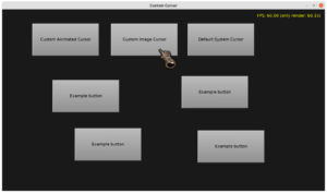 Custom cursor example