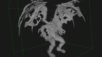 Cthulhu high-poly model (4.5 million triangles) in glTF by TooManyDemons