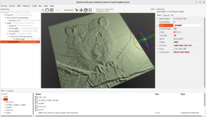 Terrain heights from a simple image