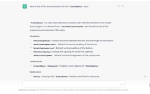 ChatGPT generating HTML documentation for Pascal source code