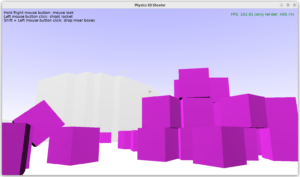 Physics 3D shooter