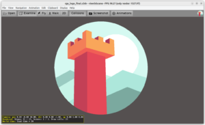 view3dscene looking at SVG (engine logo) to X3D