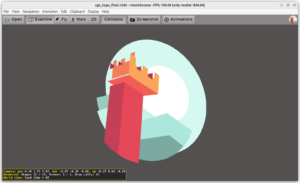 view3dscene looking at SVG (engine logo) to X3D
