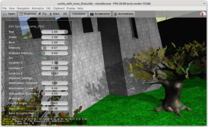 view3dcene new sliders