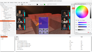 Color picker used for UI color