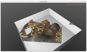Projecting texture