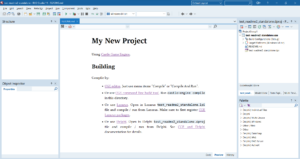 Delphi welcome page showing README in Markdown