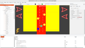 Two cars example game - editor