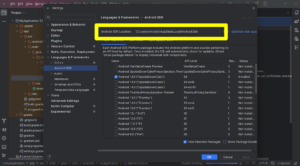 Android Studio - SDK location