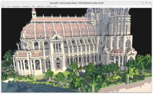 Cathedral minecraft model, by Patrix, from https://sketchfab.com/3d-models/cathedral-faed84a829114e378be255414a7826ca
