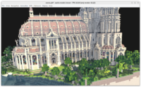 Cathedral minecraft model\, by Patrix\, from https://sketchfab.com/3d-models/cathedral-faed84a829114e378be255414a7826ca