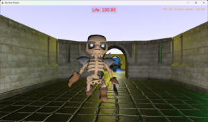 FPS game demo - skeleton