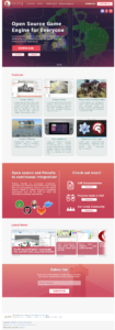 Castle Game Engine webpage redesign by Adrianna Matejek