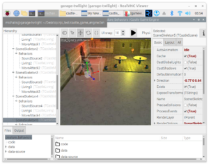Castle Game Engine editor on Raspberry Pi