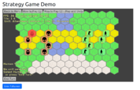 Web demo strategy game using Tiled