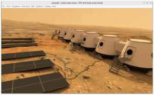"Mars One" environment from Sketchfab https://sketchfab.com/3d-models/mars-one-mission-base-83ced347037f47aba8473147d65df074 by Admone