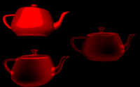 Fresnel and toon shading effects combined
